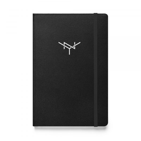Nina Yau - NY Logo Black Hardcover Notebook