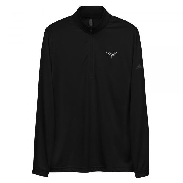 Nina Yau - NY Logo Black Adidas Quarter Zip Pullover