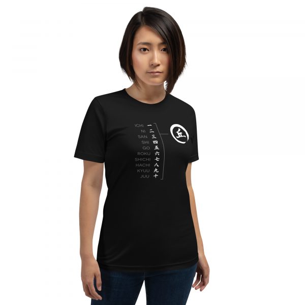 Nina Yau - Count to Ten in Japanese Black T-Shirt